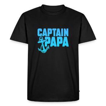 Lake Sailor Fisherman Boat Driver - Drôle de capitaine - T-shirt Premium bio Homme - noir - Devant - Nico (187cm)