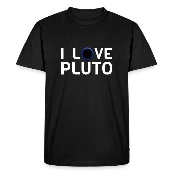 J’adore Pluton - T-shirt Premium bio Homme - noir - Devant - Nico (187cm)