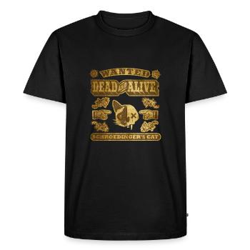 Schrödinger's Cat - T-shirt Premium bio Homme - noir - Devant - Nico (187cm)
