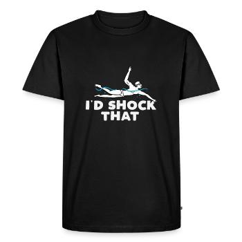 Id choquant que Design pour un amateur de piscine plaisante - T-shirt Premium bio Homme - noir - Devant - Nico (187cm)