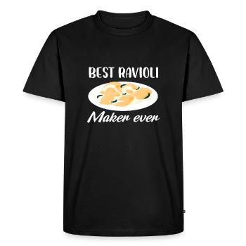 Best Ravioli Maker Ever Italian Filled Pasta - Men's Premium Organic T-Shirt - black - Front - Nico (187cm)