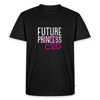future princess ceo Design for a Ceo girl - Men's Premium Organic T-Shirt - black - Front - Nico (187cm)