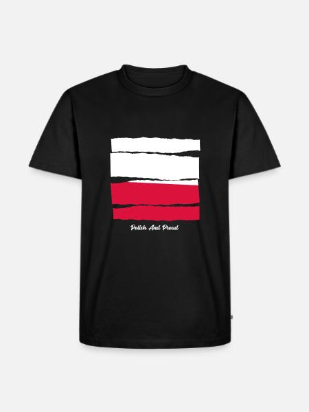 Poles and Pride Poland - Men's Premium Organic T-Shirt - black