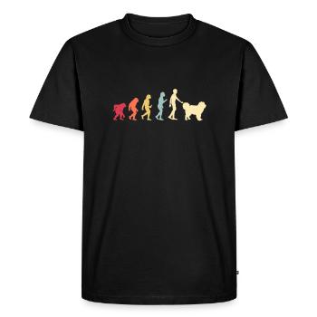 Chien de berger du Caucase Ovcharka - T-shirt Premium bio Homme - noir - Devant - Nico (187cm)