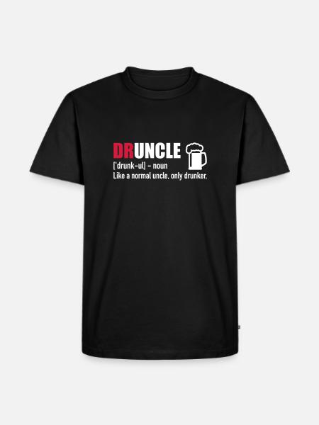 oncle - T-shirt Premium bio Homme - noir