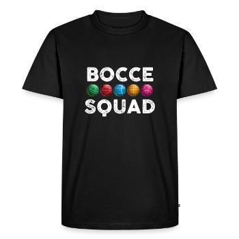 Bocce Squad | Bocce Ball - Men's Premium Organic T-Shirt - black - Front - Nico (187cm)