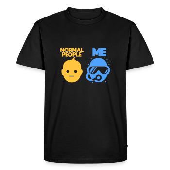 Normal People Me Diving Mask Scuba Diver Freediver - Men's Premium Organic T-Shirt - black - Front - Nico (187cm)