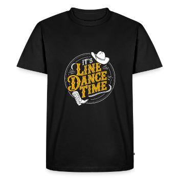 Danse en ligne Danse en ligne Danse en ligne Danse - T-shirt Premium bio Homme - noir - Devant - Nico (187cm)