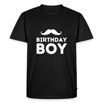 Cadeau d’anniversaire Boy Boy Beard - T-shirt Premium bio Homme - noir - Devant - Nico (187cm)
