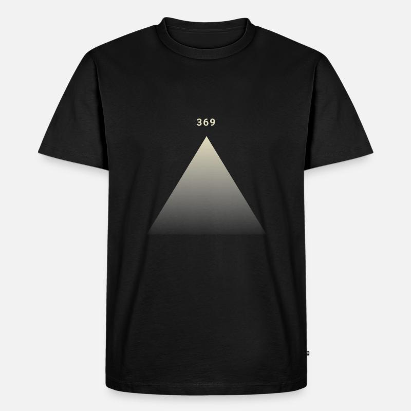 Triangle 369 - Männer Premium Bio T-Shirt - Schwarz