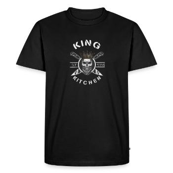 King of the kitchen - T-shirt Premium bio Homme - noir - Devant - Nico (187cm)