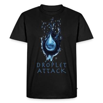 Trisolaris 3 Problème de corps Attaque de gouttelettes - T-shirt Premium bio Homme - noir - Devant - Nico (187cm)