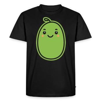 Gherkin - Men's Premium Organic T-Shirt - black - Front - Nico (187cm)