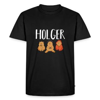 Gamer Zocker Zocken Gaming Holger - T-shirt Premium bio Homme - noir - Devant - Nico (187cm)