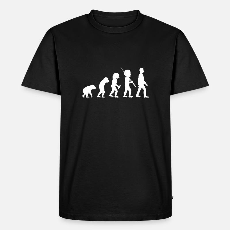 Evolution, développement, travail, bureau - T-shirt Premium bio Homme - noir