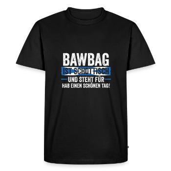 Scots Scottish Scotland - Men's Premium Organic T-Shirt - black - Front - Nico (187cm)