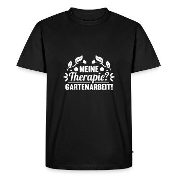 Gardener Hobby Gardener Garden - Men's Premium Organic T-Shirt - black - Front - Nico (187cm)