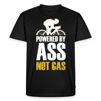 Cycling Road Bike Bicycle Gravel Time Trial Bike - Men's Premium Organic T-Shirt - black - Front - Nico (187cm)