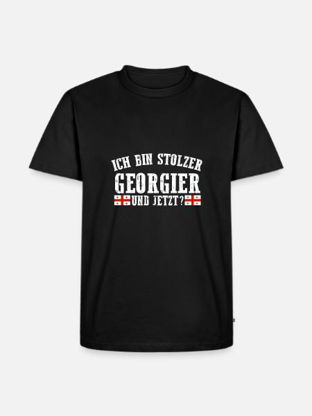 Georgian Georgia - Men's Premium Organic T-Shirt - black
