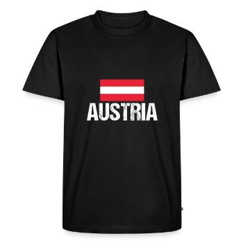 Autrichiens Autriche - T-shirt Premium bio Homme - noir - Devant - Nico (187cm)