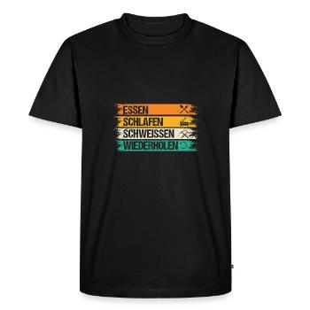 Welding Welding Workers Welder - Men's Premium Organic T-Shirt - black - Front - Nico (187cm)