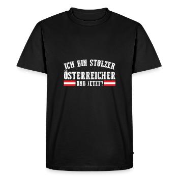 Autrichiens Autriche - T-shirt Premium bio Homme - noir - Devant - Nico (187cm)