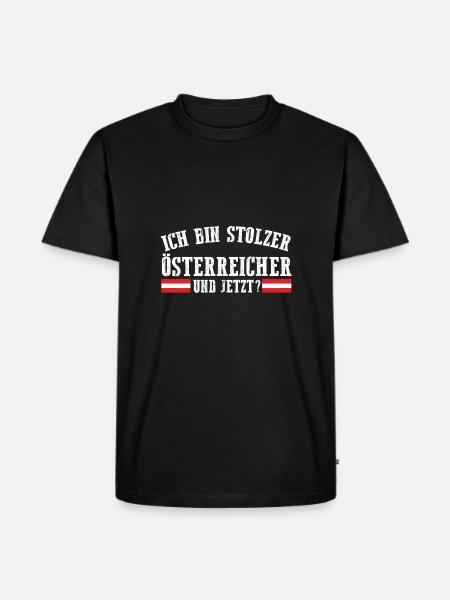 Austrians Austria - Men's Premium Organic T-Shirt - black