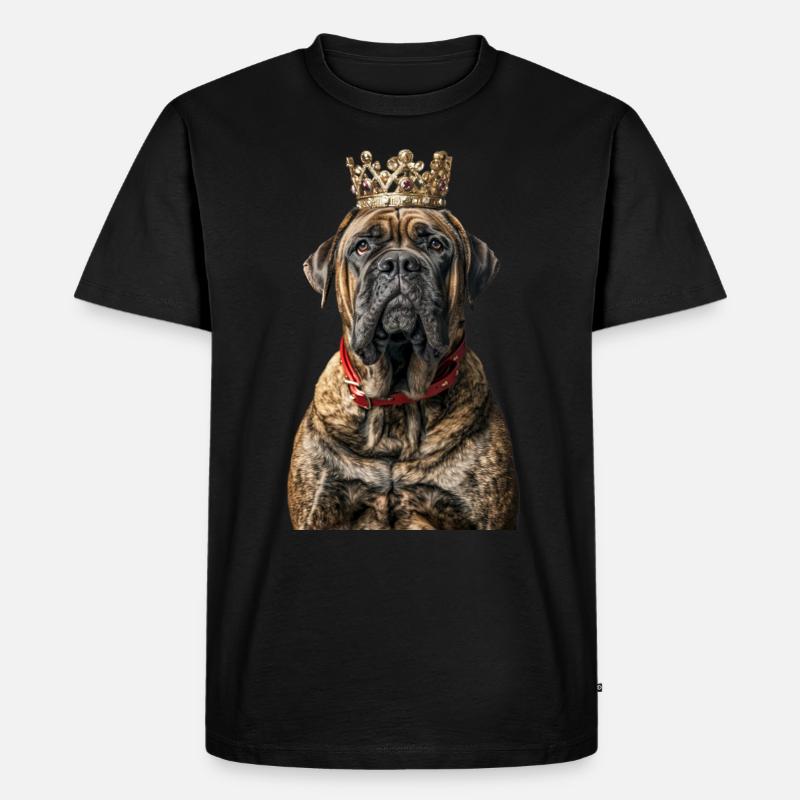 Englischer Mastiff - Männer Premium Bio T-Shirt - Schwarz