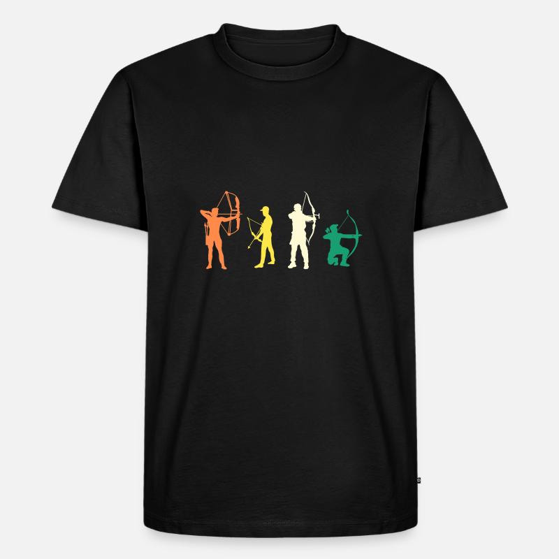 Archer Evolution Archery - Men's Premium Organic T-Shirt - black