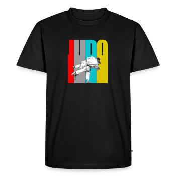 Judo Judo Judo Judo - Men's Premium Organic T-Shirt - black - Front - Nico (187cm)