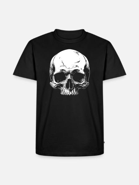 Crâne - T-shirt Premium bio Homme - noir