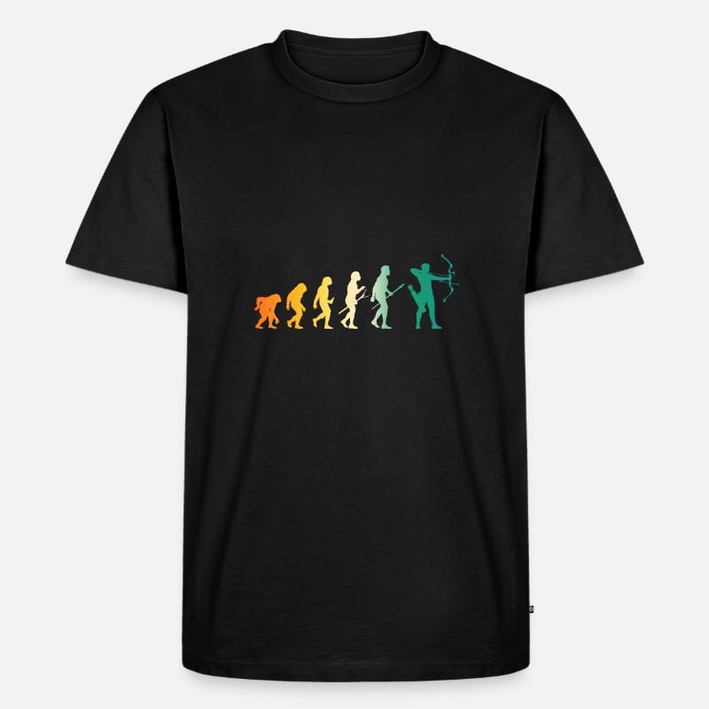 Archer Evolution Archery - Men's Premium Organic T-Shirt - black