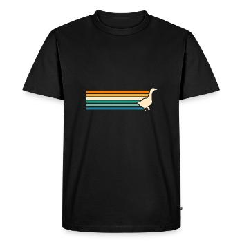 Goose - Men's Premium Organic T-Shirt - black - Front - Nico (187cm)