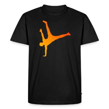 Breakdance Bboy Hip Hop Men's Bgirl Women - Men's Premium Organic T-Shirt - black - Front - Nico (187cm)