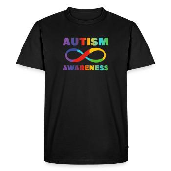 Autism Awareness Puzzle Piece Autism Mom - T-shirt Premium bio Homme - noir - Devant - Nico (187cm)