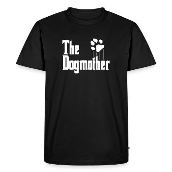 The Dogmother Dog Mom Dog mom Humorous Dog - Men's Premium Organic T-Shirt - black - Front - Nico (187cm)