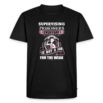 Correctional Officer Is Not A Job - Men's Premium Organic T-Shirt - black - Front - Nico (187cm)