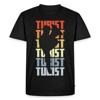 Tuba Players - Men's Premium Organic T-Shirt - black - Front - Nico (187cm)
