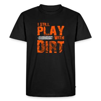 C'est quelque chose pour les agriculteurs - T-shirt Premium bio Homme - noir - Devant - Nico (187cm)