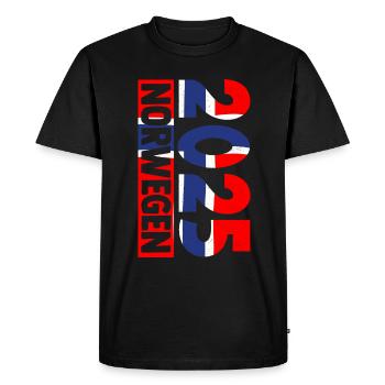 Holidays Norway 2025 Fisherman Fishing Team Carp Ang - Men's Premium Organic T-Shirt - black - Front - Nico (187cm)