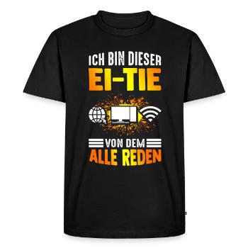 I'm that person that everyone is talking about computers - Men's Premium Organic T-Shirt - black - Front - Nico (187cm)