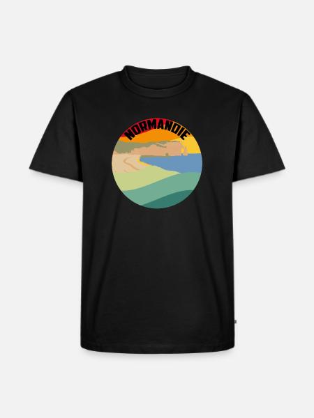 Normandie - T-shirt Premium bio Homme - noir