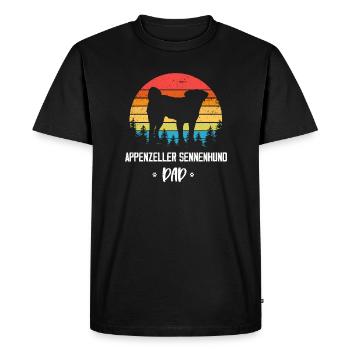 Appenzeller Sennenhund - T-shirt Premium bio Homme - noir - Devant - Nico (187cm)