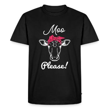 Cadeau de femme de fermier agriculteur agriculture - T-shirt Premium bio Homme - noir - Devant - Nico (187cm)