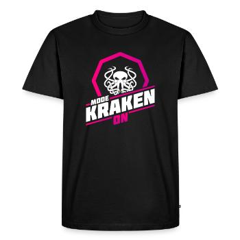 Logo OCTO KRAKEN - T-shirt Premium bio Homme - noir - Devant - Nico (187cm)