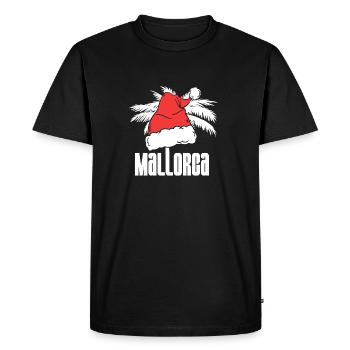 Fête de Noël à Majorque - T-shirt Premium bio Homme - noir - Devant - Nico (187cm)