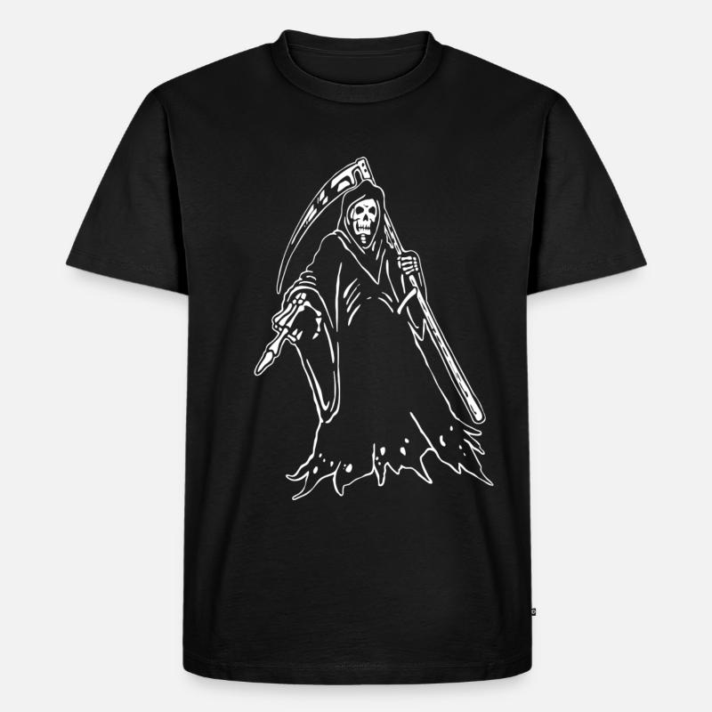 Reaper - Männer Premium Bio T-Shirt - Schwarz