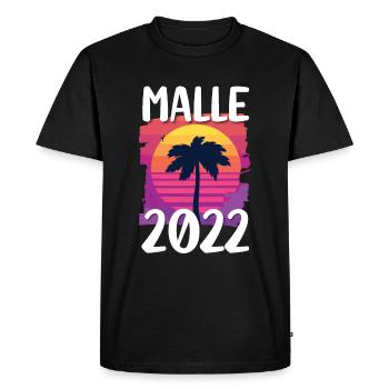 Malle 2022 - Men's Premium Organic T-Shirt - black - Front - Nico (187cm)