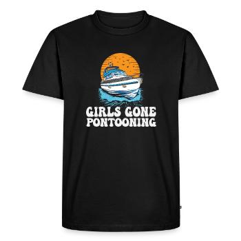 Girls Gone Pontooning Girls Trip Drinking Party - T-shirt Premium bio Homme - noir - Devant - Nico (187cm)