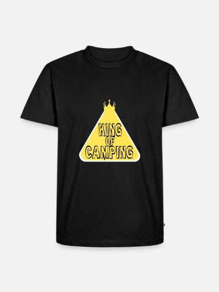 CAMPING KING - Men's Premium Organic T-Shirt - black
